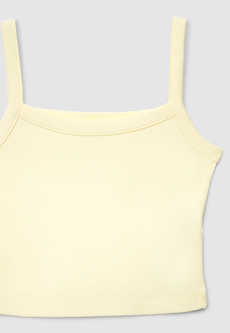 Women's Ribbed Knit Crop Top