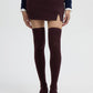 Womens's Pinstriped Mini Skort with Slit