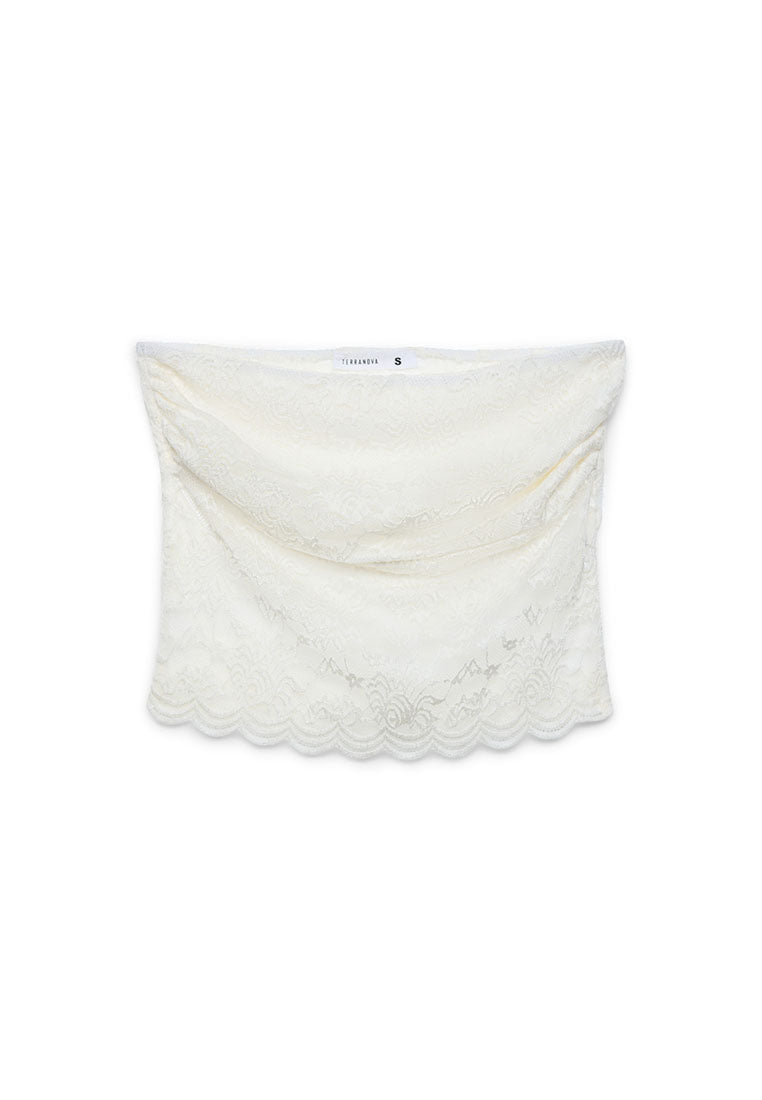 Women's Lace Bandeau Top