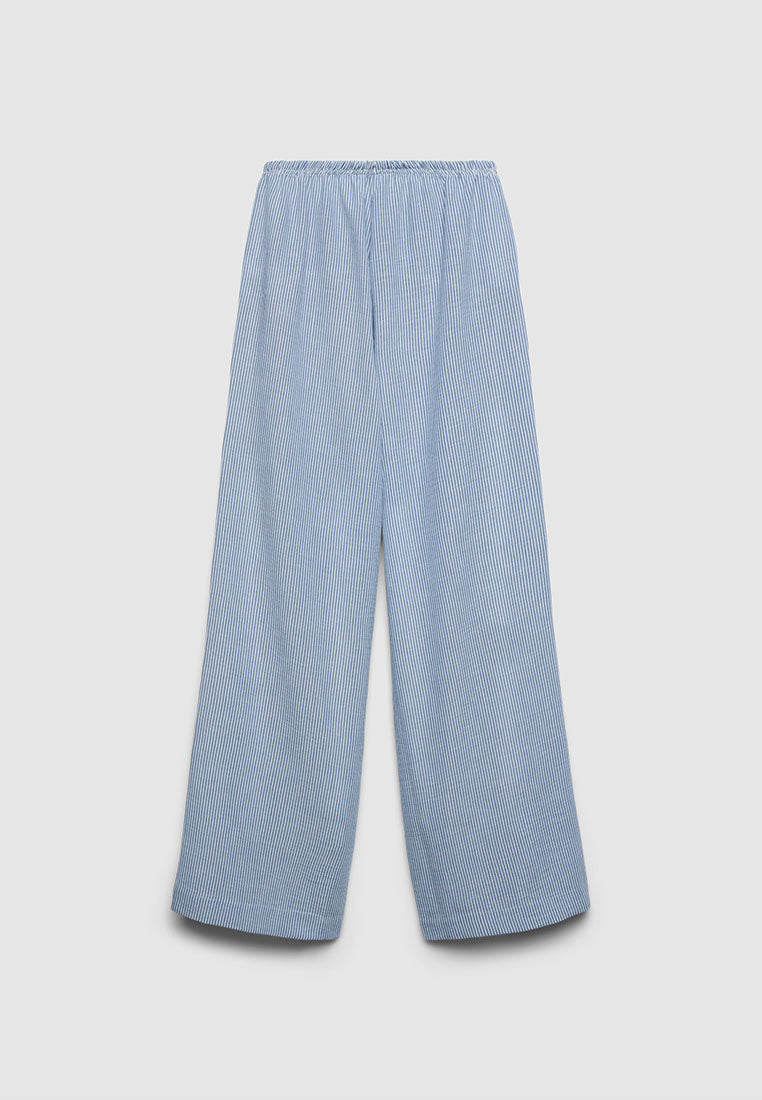 Women's Long Wide-Leg Trousers