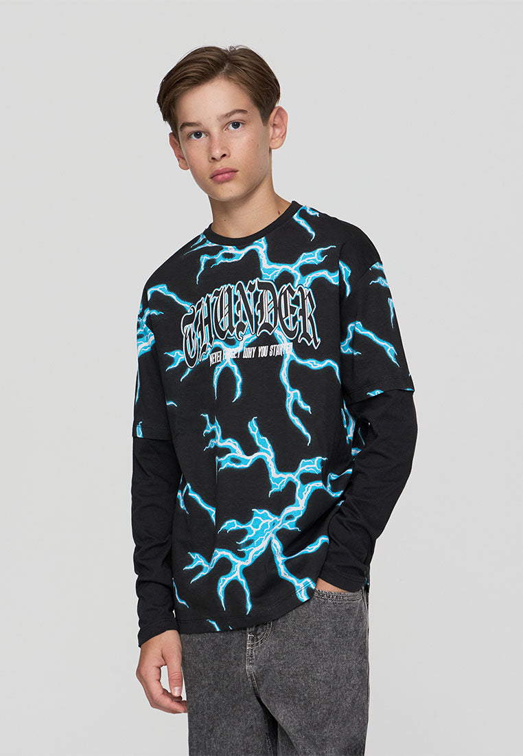 Kids Boys Long-sleeved T-shirt