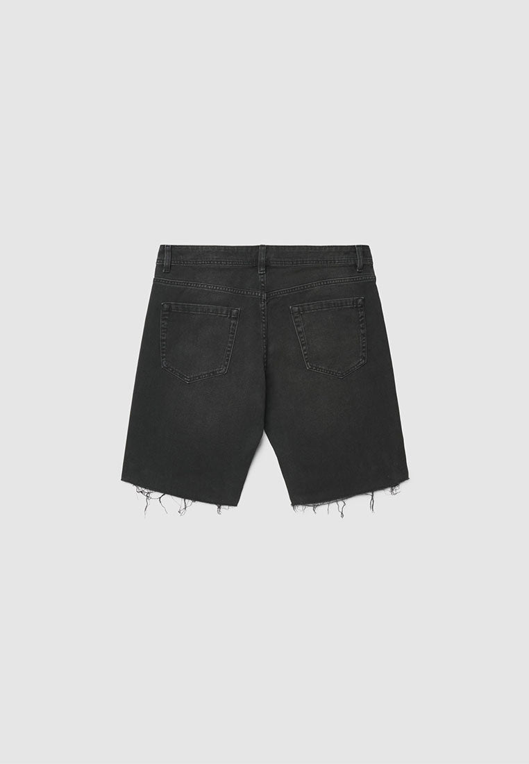 Men's Ripped Denim Shorts