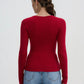 Women's Shimmer-effect peplum top