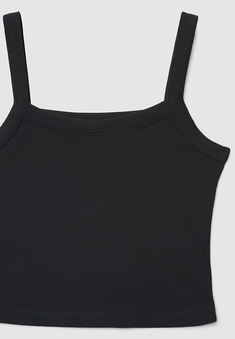 Women's Ribbed Knit Crop Top