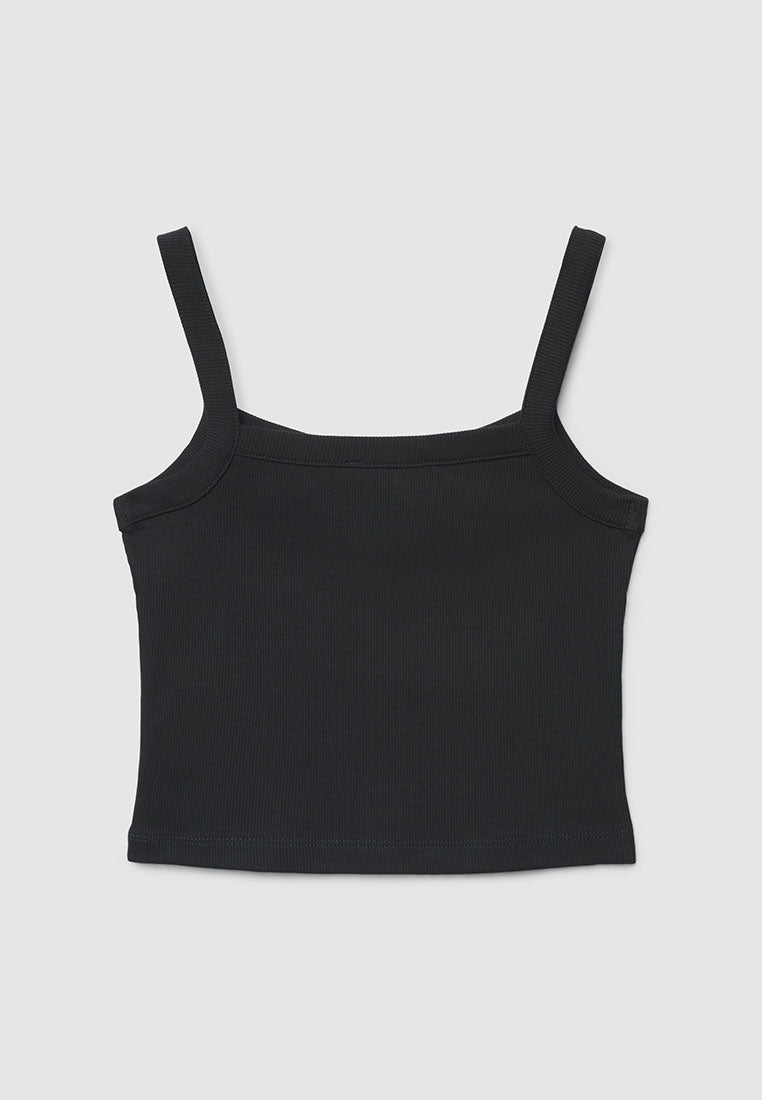 Women's Ribbed Knit Crop Top