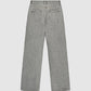 Women's Light Grey Wash Straight Leg Jeans