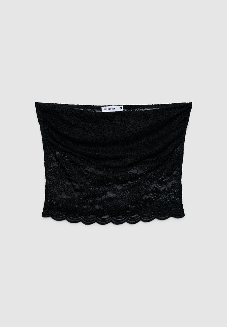 Women's Lace Bandeau Top