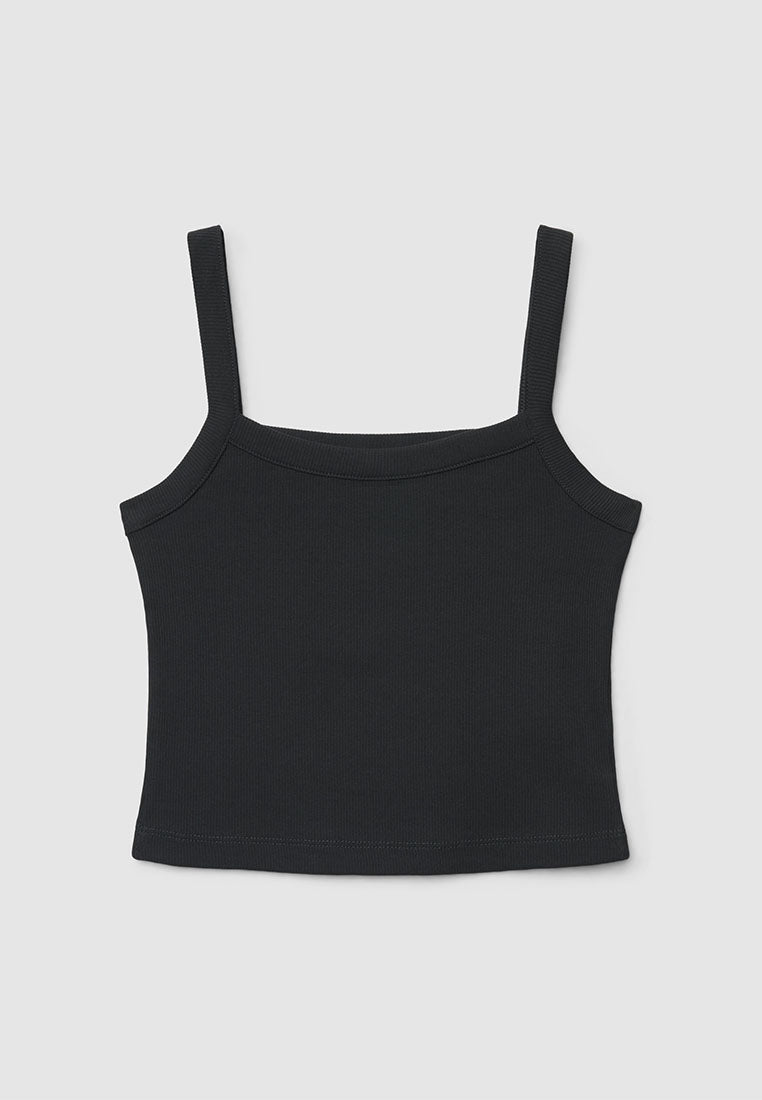 Women's Ribbed Knit Crop Top