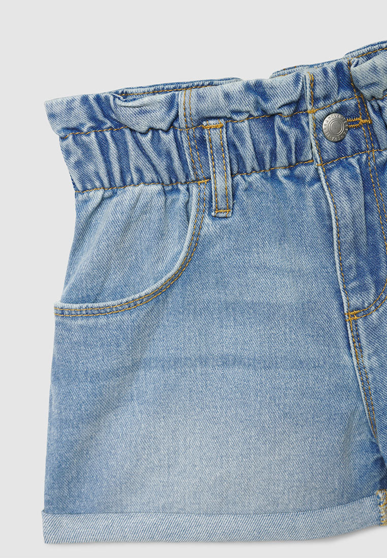 Adjustable Denim Shorts for Girls