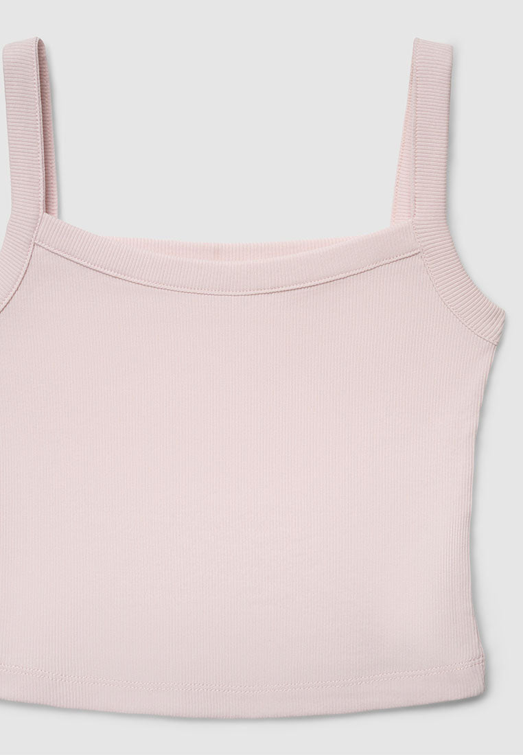 Women's Ribbed Knit Crop Top