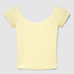 Women's V-neck Lace Trim Short Sleeves T-Shirt