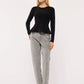 Women's Shimmer-effect peplum top