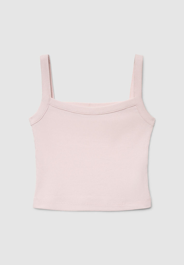 Women's Ribbed Knit Crop Top