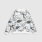 Men's Boxy Graffiti Hoodie