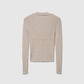 Women's Ribbed knit polo collar sweater