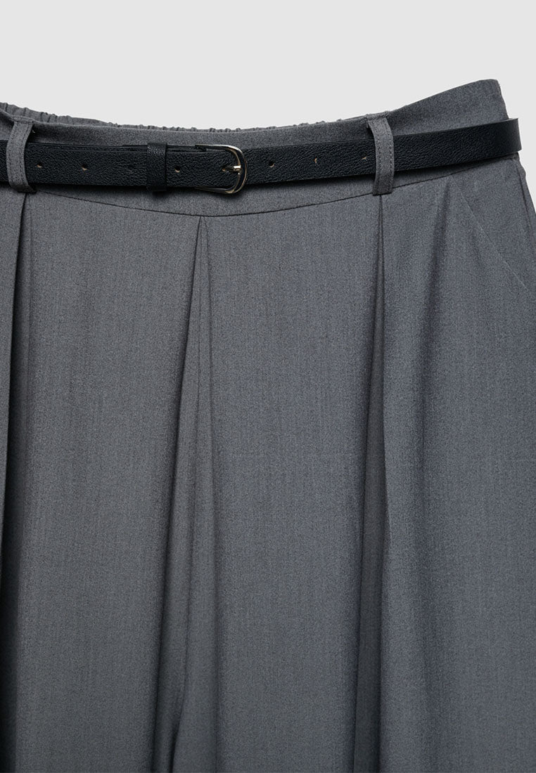 Women's Flowy Slacks with Belt