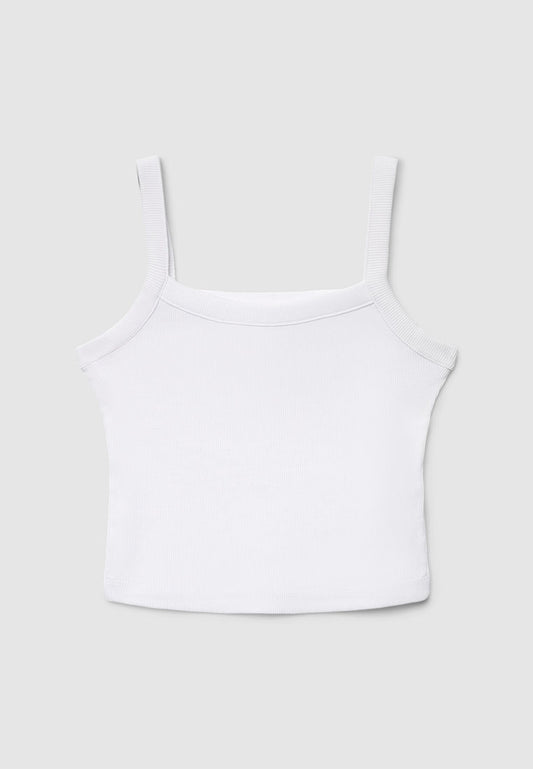 Women's Ribbed Knit Crop Top