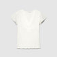 Women's V-Neck Flutter-Sleeve Top
