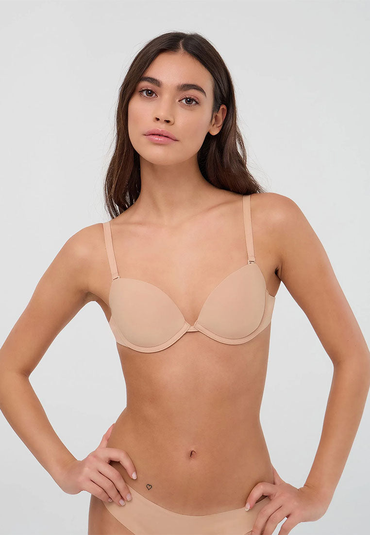 Women's Seamless Underwire Push-Up T-Shirt