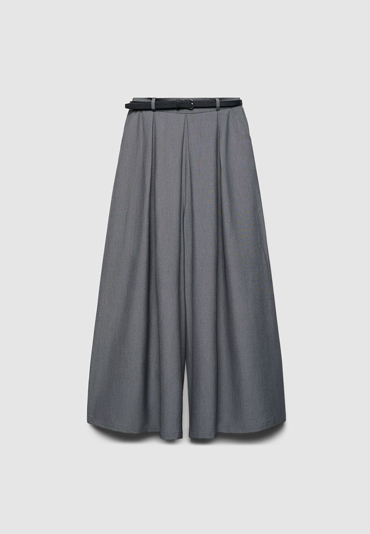 Women's Flowy Slacks with Belt