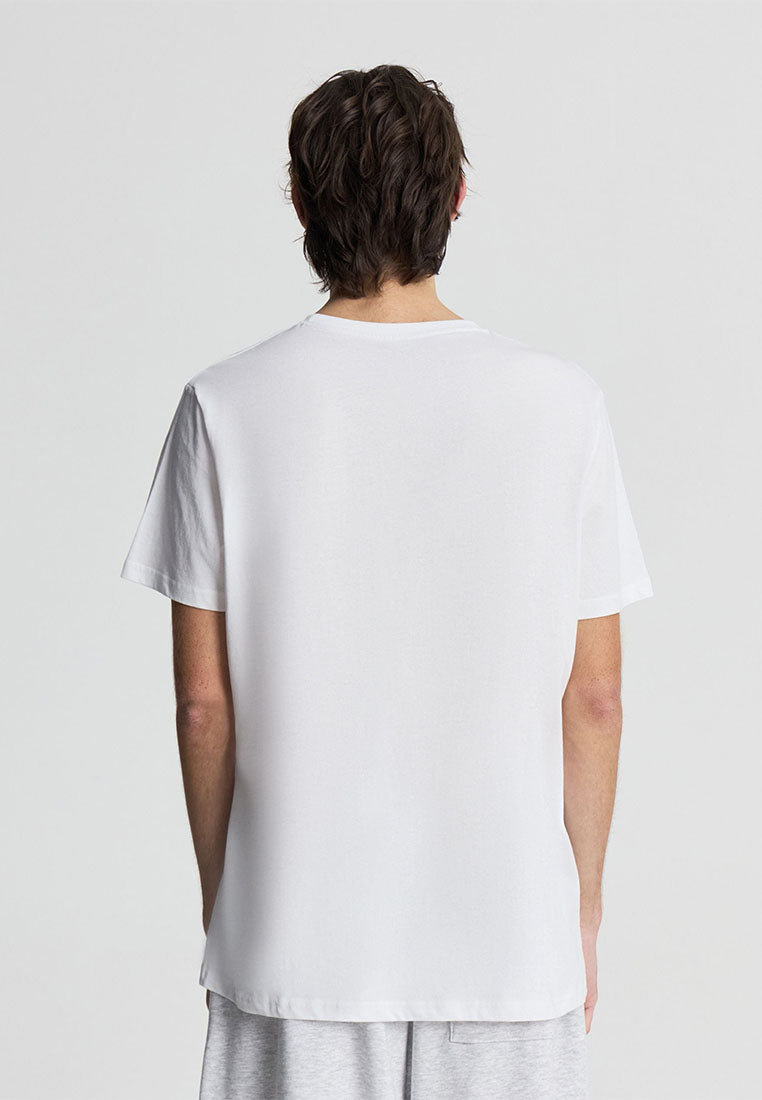 Men's College-style Print T-Shirt