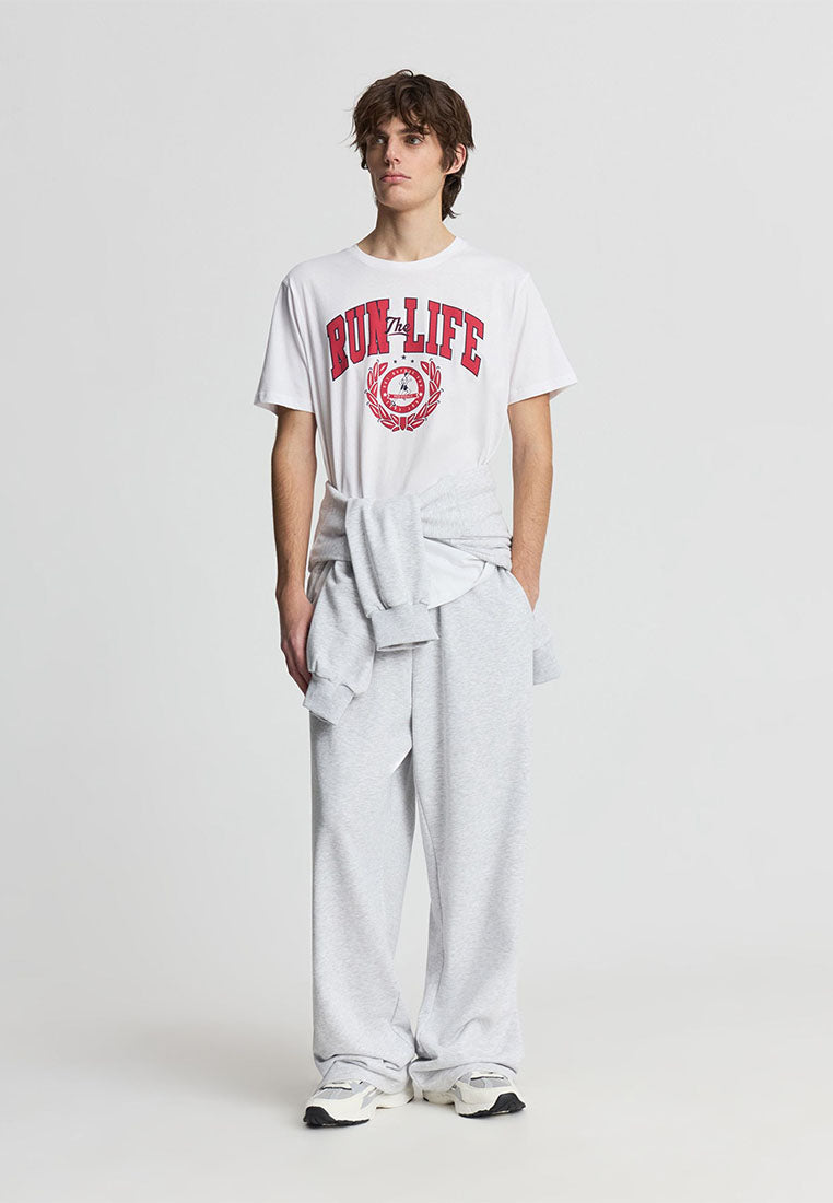 Men's College-style Print T-Shirt