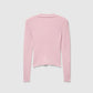 Women's Ribbed knit polo collar sweater