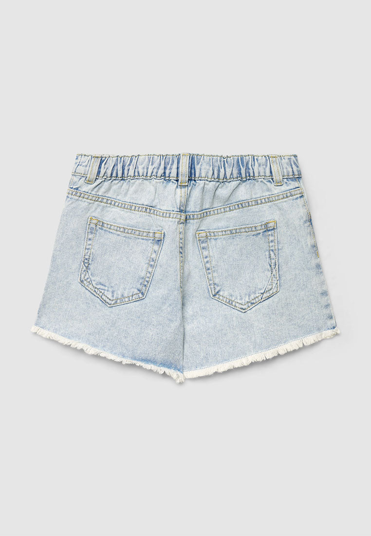 Rhinestones Denim Jean Shorts for Girls