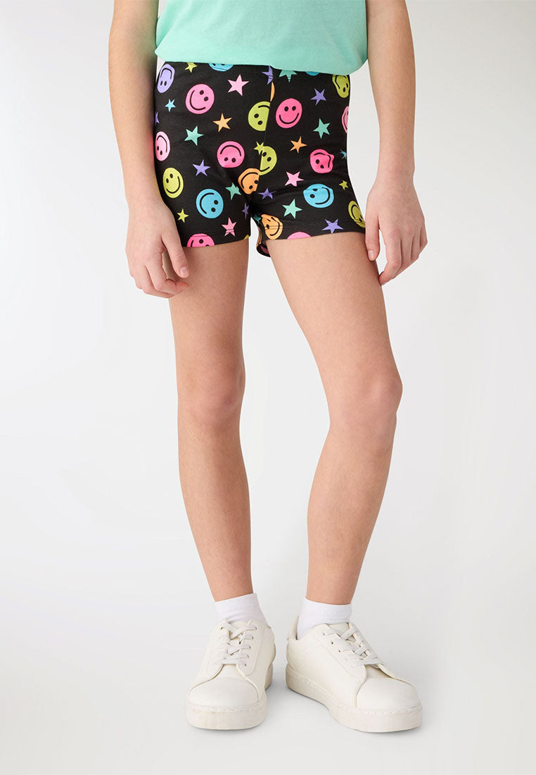 Short Patterned Leggings for Girls