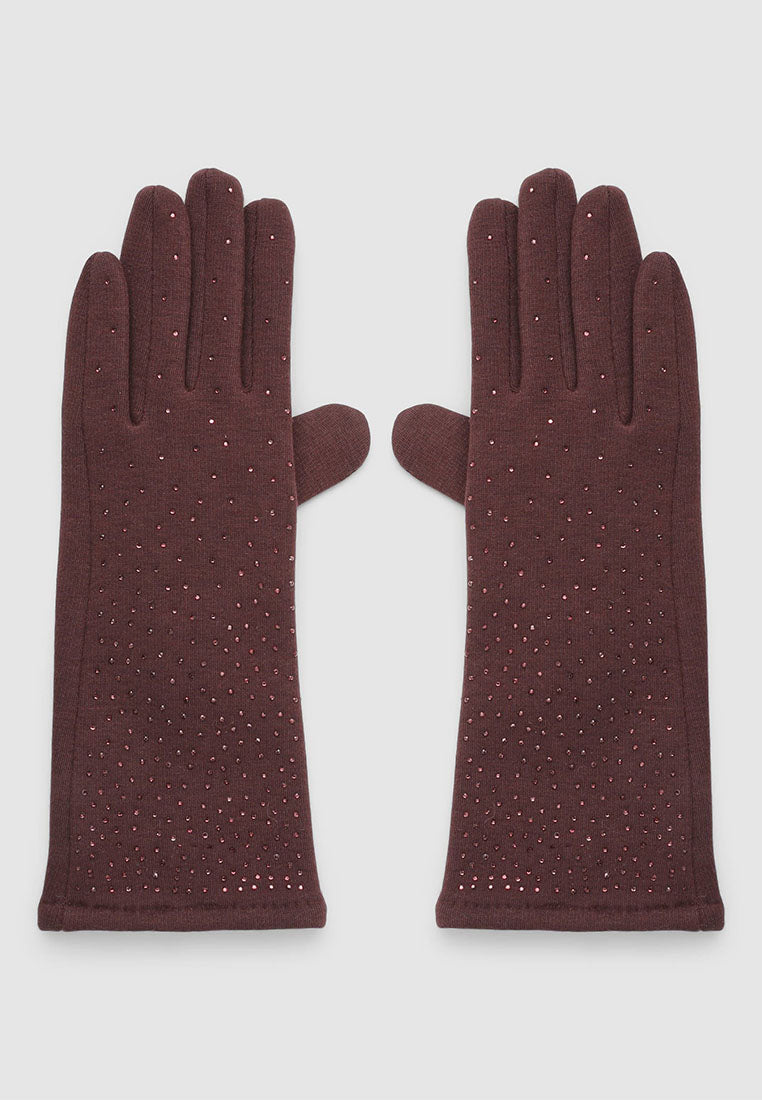 Women's Glittery Long Gloves