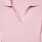 Women's Ribbed knit polo collar sweater