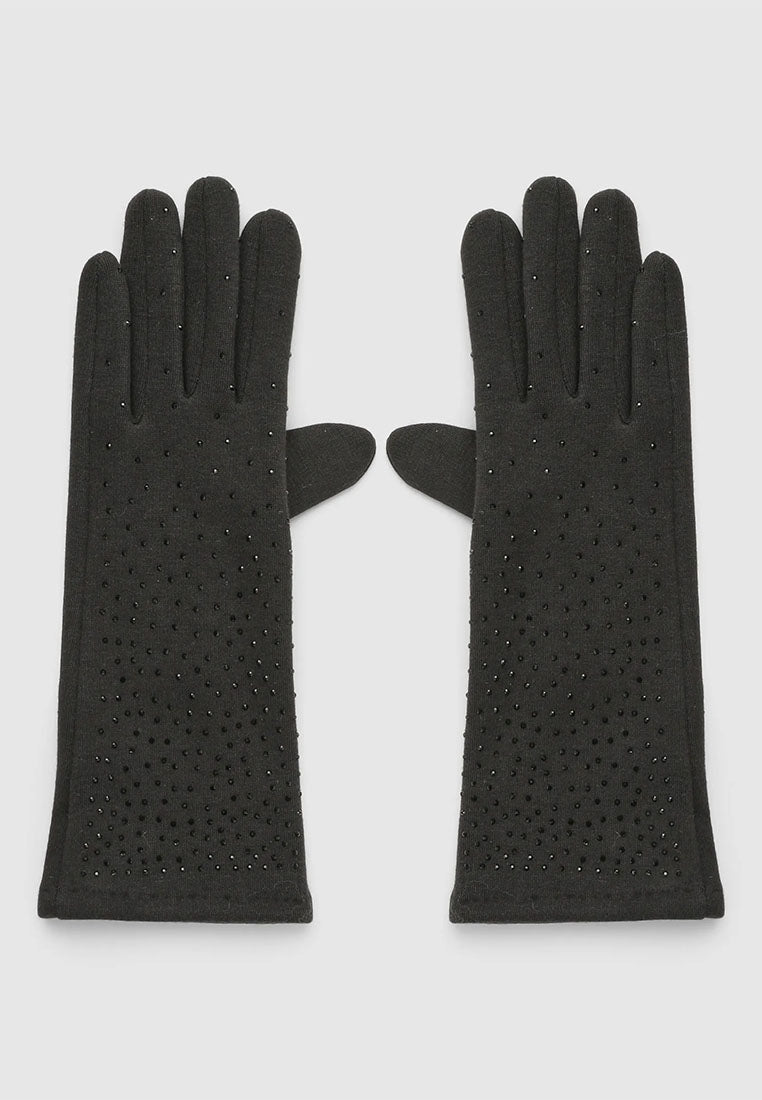 Women's Glittery Long Gloves