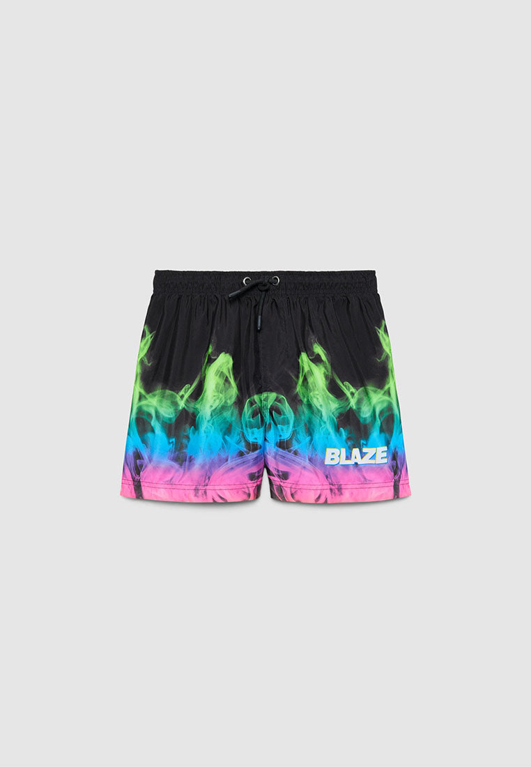 Blaze Flame Swim Shorts for Boys