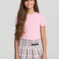 Kids Girls Short-sleeved T-shirt
