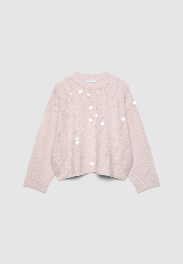 Women's Top with sequin embellishments