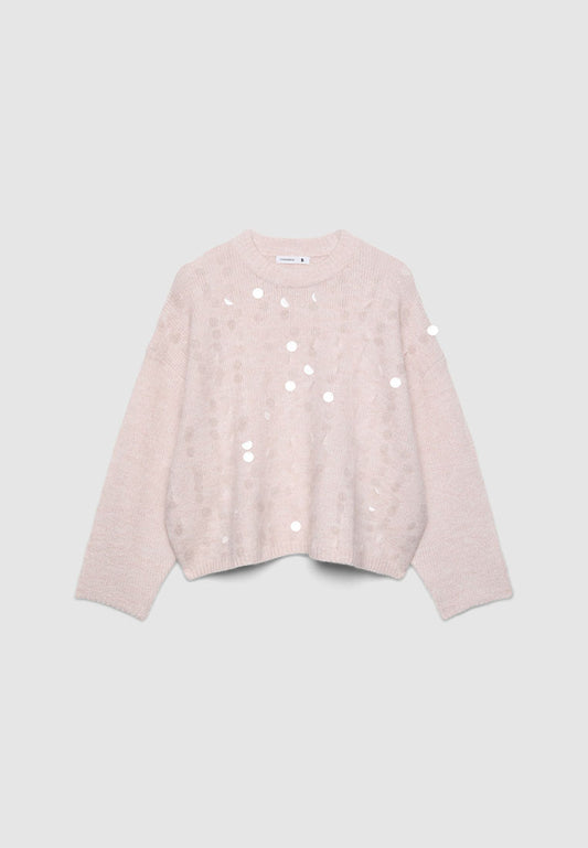 Women's Top with sequin embellishments