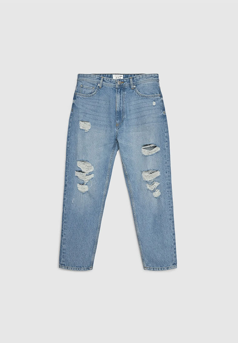 Men's Ripped Relaxed Jeans