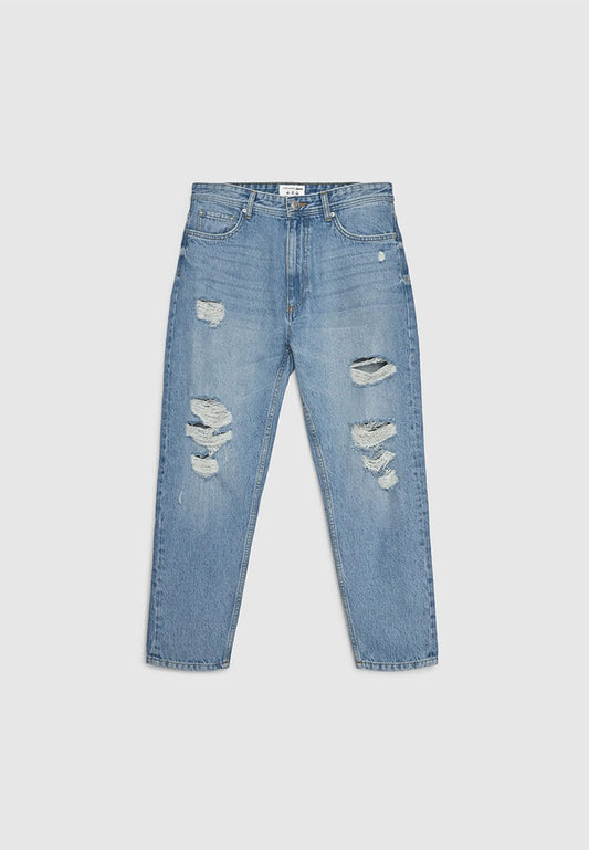 Men's Ripped Relaxed Jeans