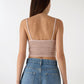 Women's V-neck Thin Strap Tank Top
