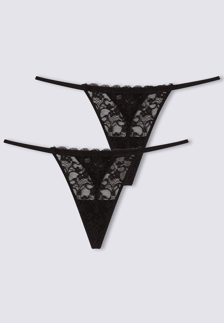Women's Floral Lace G-String Thong