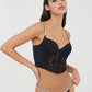 Women's Rhinestone Bustier Corset Top