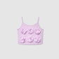 Floral Cami Crop Top for Girls