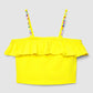 Ruffle-Trim Crop Top for Girls