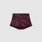 Women's High-Waisted Sequin Shorts