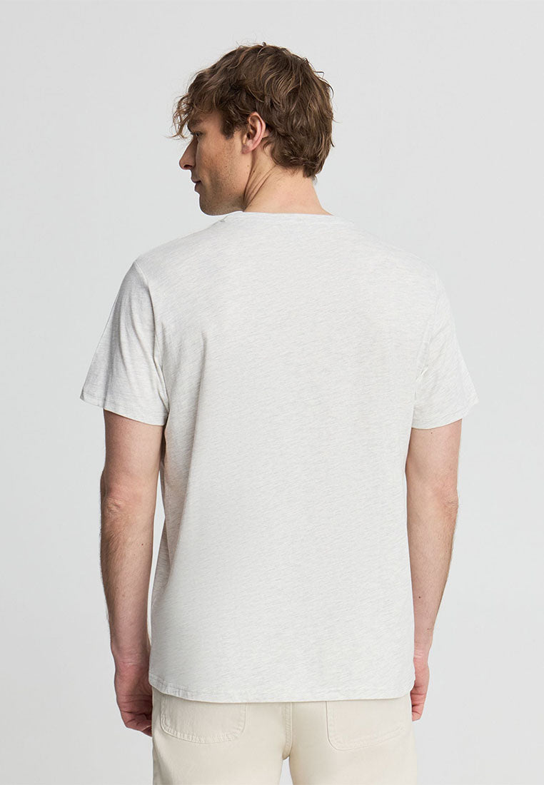 Men's College-style Print T-Shirt
