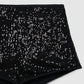 Women's High-Waisted Sequin Shorts