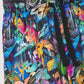 Graffiti Print Tracksuit Shorts for Boys