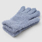 Women's Soft five-finger gloves in solid colour
