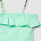 Ruffle-Trim Crop Top for Girls