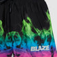 Blaze Flame Swim Shorts for Boys
